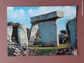 Postkarten: POSTAL 4005 EDICIONES DOLFO. MONUMENTO MEGALÍTICO. TALATÍ. MAHÓN. MENORCA. 1967. SIN CIRCULAR.